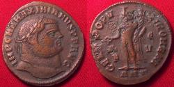 Ancient Coins - MAXIMIANUS AE large follis. Genio Populi Romani, Struck at Antioch.