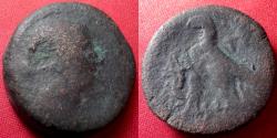 Ancient Coins - CLEOPATRA VII PHILOPATOR, Queen & Pharaoh of Egypt, AE 80 drachmae. Eagle on thunderbolt.