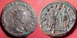 Ancient Coins - SALONINUS AR antoninianus. Antioch or Samosata, SPES PVBLICA, Saloninus extending hand to Spes. Scarce.