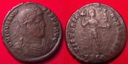 Ancient Coins - JOVIAN 29mm AE1 maiorina. VICTORIA ROMANORUM, struck at Thessalonica.