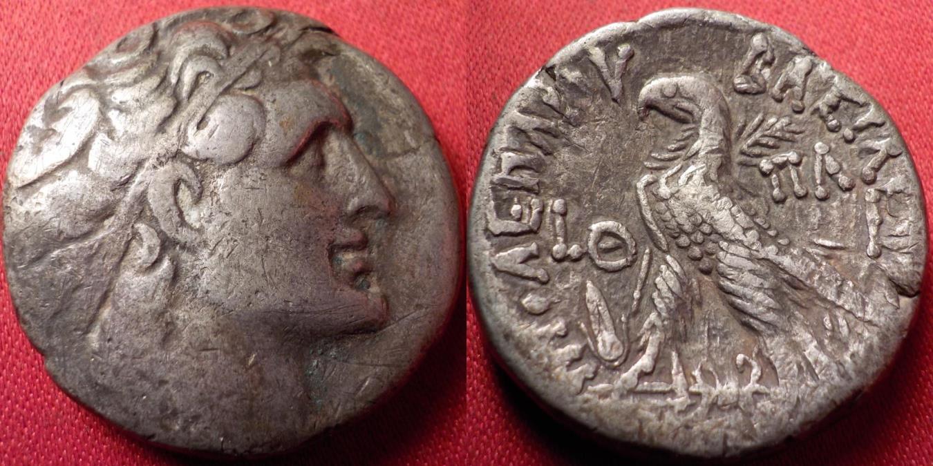 CLEOPATRA VII (Kleopatra VII Philopator Thea Neotera) with Ptolemy XV ...
