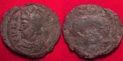 Ancient Coins - URBS ROMA city commemorative. Siscia mint. She-wolf and twins
