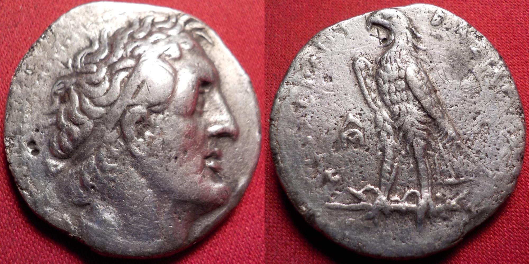 PTOLEMY I SOTER AR silver tetradrachm. 288-287 BC. 'Delta