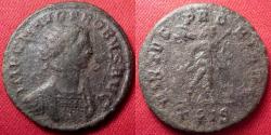 Ancient Coins - PROBUS AE antoninianus. VIRTVS PROBI AVG, Mars advancing.