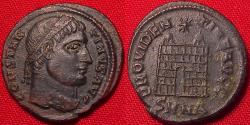 Ancient Coins - CONSTANTINE I THE GREAT AE follis. City gates of Nicomedia. Nicomedia mint