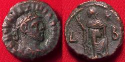 Ancient Coins - MAXIMIANUS AE tetradrachm. Alexandria, 286-287 AD. Elpis standing left.