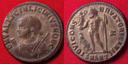 Ancient Coins - LICINIUS II CAESAR silvered AE3. Antioch. IOVI CONSERVATORI CAESS