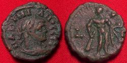 Ancient Coins - MAXIMIANUS AE potin tetradrachm. Hercules holding the golden apple of the Herperides