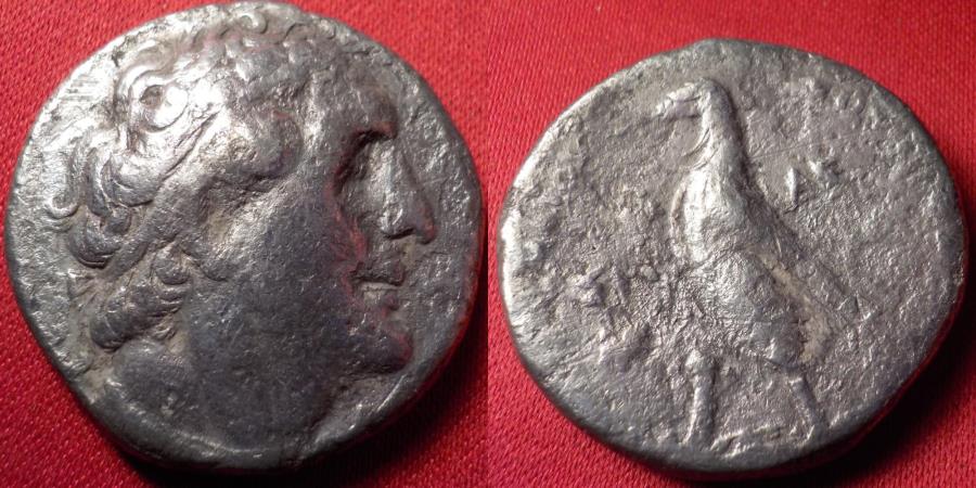 PTOLEMY II PHILADELPHOS AR silver tetradrachm. Sidon, circa 253 BC ...