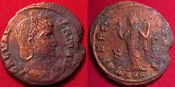 Ancient Coins - GALERIA VALERIA AE follis. Veneri Victrici, Venus standing. Alexandria.
