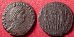 Ancient Coins - CONSTANTIUS II AE3. Soldiers & standards.