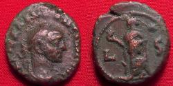 Ancient Coins - DIOCLETIAN AE tetradrachm. Alexandria. Elpis advancing, holding flower.