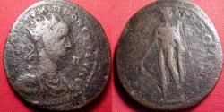 Ancient Coins - PHILIP II AUGUSTUS AE 34mm. Tarsos, Cilicia. Apollo standing, holding branch & quiver. Rare