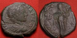 Ancient Coins - SEVERUS ALEXANDER AE 20mm. JULIOPOLIS, Bithynia. Tyche standing. Very rare