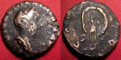 Ancient Coins - DIVA MARINIANA AE dupondius. Consecratio, peacock standing. Rare.