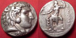 Ancient Coins - PHILIP III ARRHIDAIOS AR silver tetradrachm. Tyre mint. Herakles / Zeus