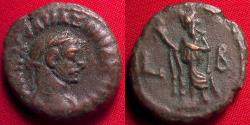 Ancient Coins - MAXIMIANUS AE tetradrachm. Alexandria, 286-287 AD. Elpis standing left.