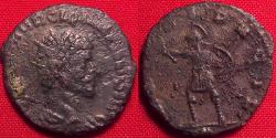 Ancient Coins - QUINTILLUS AE antoninianus. Rome, 270 AD. MARTI PACIF, Mars advancing.