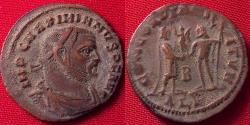 Ancient Coins - MAXIMIANUS AE post-reform radiate fraction. Alexandria, CONCORDIA MILITUM
