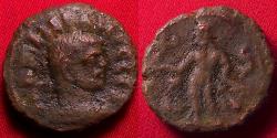 Ancient Coins - MAXIMIANUS AE potin tetradrachm. Hercules holding the golden apples of the Herperides