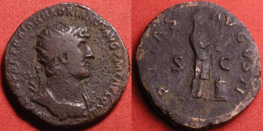 アンティークコイン 硬貨 Ancient Roman AE Sestertius of Emperor Hadrian Rome between  119 121 AD Pieta [] #oof-wr-010349- 激安オフライン販売