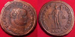 Ancient Coins - CONSTANTIUS I CHLORUS AE large follis. Genio Populi Romani, Antioch mint.