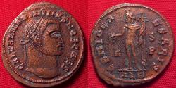 Ancient Coins - MAXIMINUS II CAESAR AE large follis. Alexandria. Genio Caesaris