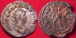 Ancient Coins - GALLIENUS AE billon/silvered antoninianus. IOVI ULTORI, Antioch mint.