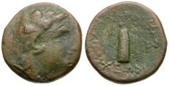 Ancient Coins - Thrace. Lysimachia Æ18 / Nike