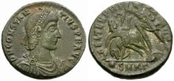 Ancient Coins - Constantius II (AD 337-361) Æ Centenionalis / Fallen Horseman