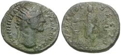 Ancient Coins - Antoninus Pius (AD 138-161) Æ Dupondius / Emperor Sacrificing