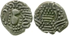 Ancient Coins - India. Chalukyas of Gujarat. Anonymous AR Drachm