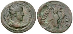 Ancient Coins - Volusian (AD 251-253). Phrygia. Acmoneia Æ30 / Tyche