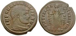 Ancient Coins - Maxentius (AD 306-312) Æ Follis / Fides
