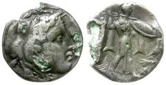 Ancient Coins - Ptolemaic Kings of Egypt. Ptolemy I Soter, as Satrap (323-305 BC) AR/Æ Fourrée Drachm