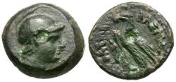 Ancient Coins - Ptolemaic Kings of Egypt. Ptolemy VI Philopator (180-145 BC) Æ14 / Ares