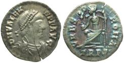 Ancient Coins - Valens (AD 364-378) AR Siliqua / Roma