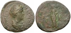 Ancient Coins - Diva Faustina I (Died AD 140) Æ As / Pietas
