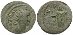 Ancient Coins - Gallienus (AD 253-268). Macedon. Dium Æ23 / Zeus