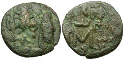 Ancient Coins - *Sear 1055* Byzantine Empire. Constans II (AD 641-668) Æ Follis
