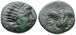 Ancient Coins - Islands off Caria. Rhodes Æ12 / Rose