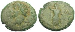 Ancient Coins - Commodus (AD 177-192). Pisidia. Antioch Æ23 / Men