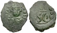 Ancient Coins - *Sear 1103* Byzantine Empire. Constans II (AD 641-668) Æ Follis