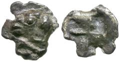 Ancient Coins - Troas. Kebren AR Obol / Ram's Head