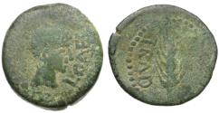 Ancient Coins - Augustus (27 BC-AD 14). Spain. Julia Traducta Æ22 / Lucius Caesar