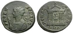 Ancient Coins - Probus (AD 276-282) Æ Light Antoninianus / Coded AEQVITI