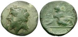 Ancient Coins - Thessaly. Kierion Æ16 / Arne