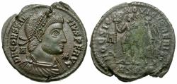 Ancient Coins - Constantius II (AD 337-340) Æ Centenionalis / HOC SIGNO