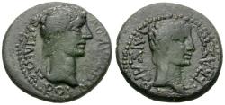 Ancient Coins - Augustus (27 BC-AD 14) with Kings of Thrace. Rhoemetalces I Æ18