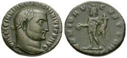 Ancient Coins - Licinius I (AD 308-324) Æ Follis / Genius